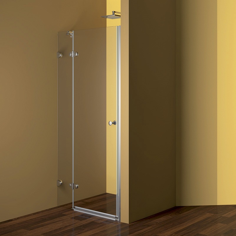 PROFI-RICH Sprchové dveře 80x190 cm - chrom - sklo - čiré CK10120E