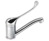 BRUCKNER HOFFER stojánková umyvadlová baterie, otočné ramínko, lékařská páka, chrom