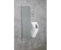 SAPHO Dělící stěna mezi urinály 40x100cm, mléčné sklo (5)