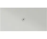 GSI Keramická sprchová vanička, obdélník 160x80x2cm, cenere mat GSI Keramická sprchová vanička, obdélník 160x80x2cm, cenere mat
