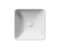 GSI SAND/NUBES keramické umyvadlo na desku 38x38cm, bílá mat (1)