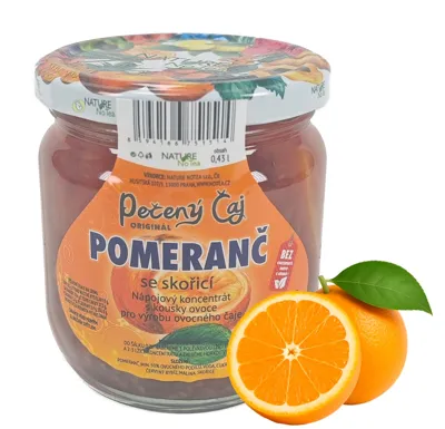 Nature NoTea s.r.o. Pečený čaj Notea - Pomeranč se skořicí 430ml