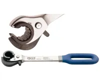 BGS Klíč očkový otevřený ráčnový 10 mm, pro převlečné matice