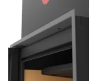 HS Flamingo Krycí rámeček krbové vložky FLAMINGO X15, 20 mm, šedý (2)