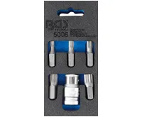 BGS Bity XZN M5 - M12 x 30 mm, sada 6 dílů BGS Bity XZN M5 - M12 x 30 mm, sada 6 dílů