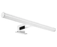 AQUALINE KRONAS LED svítidlo, 6W, 230V, 400x40x100mm, IP44, plast, chrom