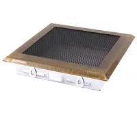 HS Flamingo Krbová mřížka 16x16 cm, mosazná patina