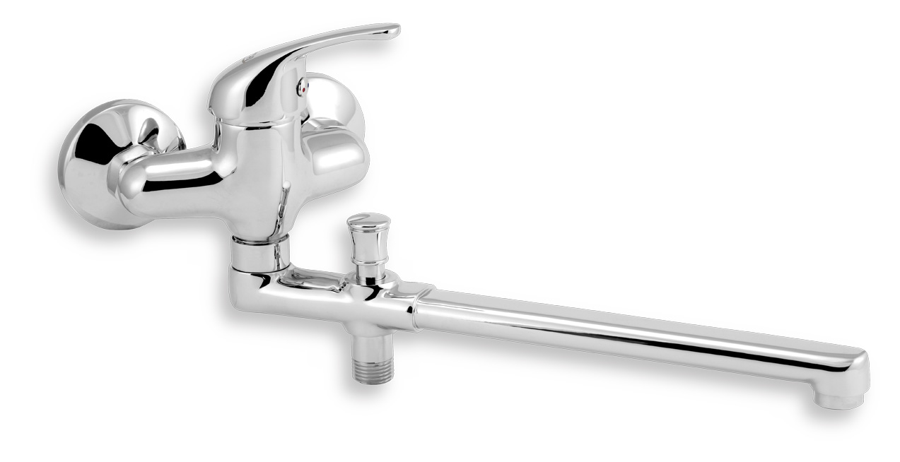 Novaservis paneláková baterie bez sprchy 100 mm titania iris chrom - 92033/1,0