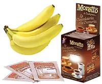 Horká čokoláda Moretto - Banánová 30g (1)