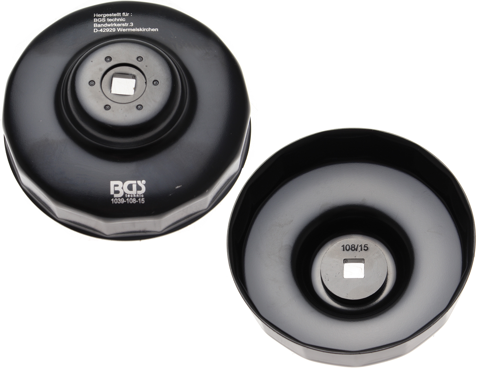 Bgs hlavice na povolování olejových filtrů 108 mm, 15ti hran