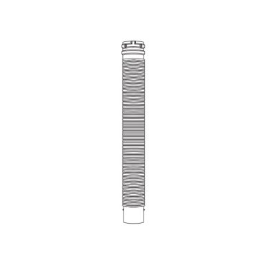 ALMEVA FLEX trubka  80mm | 1m černá UV-stabil