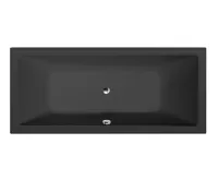 POLYSAN KRYSTA obdélníková vana 180x80x39cm, černá mat POLYSAN KRYSTA obdélníková vana 180x80x39cm, černá mat