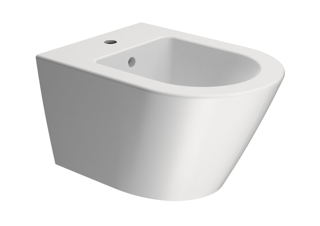 Gsi kube x bidet závěsný 36x50cm, bílá mat