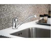 BRUCKNER HOFFER stojánková dřezová baterie, 221mm, otočné ramínko, chrom (4)