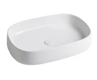 SAPHO JUMPER keramické umyvadlo na desku, 60x40cm, bílá