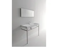 KERASAN CENTO keramické umyvadlo 120x45cm, bílá (4)