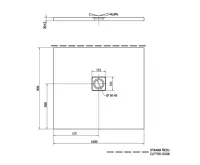 POLYSAN FLEXIA vanička z litého mramoru s možností úpravy rozměru, 100x90cm (8)