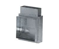 HS Flamingo Redukce hranatá 150x50 mm 90*, kanál - mřížka