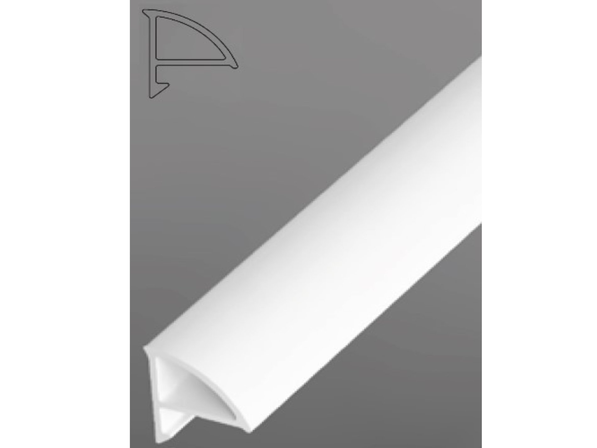 Ravak krycí lišta 6/1100 bílá