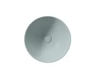 GSI PURA keramické umyvadlo na desku vysoké, průměr 42cm, ghiaccio mat (1)