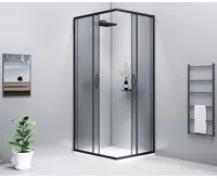 GELCO SIGMA SIMPLY BLACK obdélníkový sprchový kout 900x800 mm, L/P varianta, rohový vstup, sklo Brick (3)