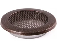 HS Flamingo Krbová mřížka KULATÁ 125 mm stará měď