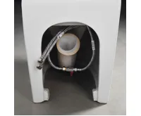 SAPHO PACO CLEANWASH WC kombi, integrovaná baterie a bidet. sprška, spodní/zadní odpad, bílá (7)