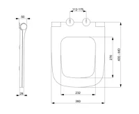 SAPHO BELLO WC sedátko, SLIM, Soft Close, bílá (10)