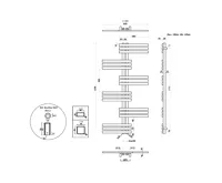 SAPHO RADO otopné těleso 600x1190 mm, nerez mat (5)