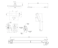 SAPHO PAX podomítkový sprchový set s pákovou baterií, 2 výstupy, chrom (2)