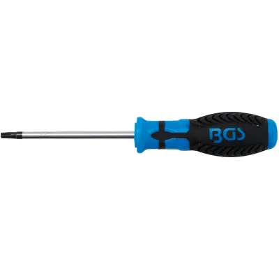 BGS Šroubovák, T-profil (pro Torx) s otvorem T27, Délka čepele 100 mm
