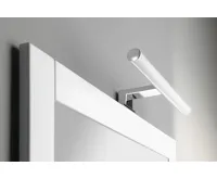 AQUALINE KRONAS LED svítidlo, 6W, 230V, 400x40x100mm, IP44, plast, chrom (5)