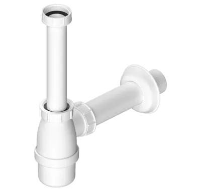 BRUCKNER Umyvadlový sifon 5/4", DN40, bílá