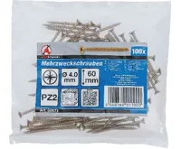 BGS Šrouby víceúčelové, křížové PZ2, 4,0 x 50 mm, 100 ks (1)