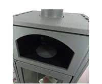 PLAMEN Litinová krbová kamna LAGUNA - červená (8)