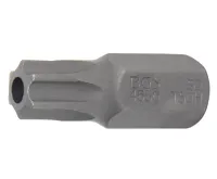 BGS Bit, pohon vnější šestihran 10 mm (3/8"), T-profil (pro Torx) s otvorem T50 BGS Bit, pohon vnější šestihran 10 mm (3/8"), T-profil (pro Torx) s otvorem T50