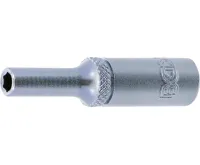 BGS Hlavice nástrčná 1/4" 4,0 mm, prodloužená, ProTorgue BGS Hlavice nástrčná 1/4" 4,0 mm, prodloužená, ProTorgue