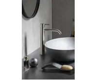 SAPHO MINIMAL stojánková umyvadlová baterie vysoká, nerez mat (6)