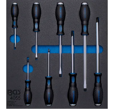 BGS Modul - šroubováky PL 5-10 mm, PH1-4, 8 dílů