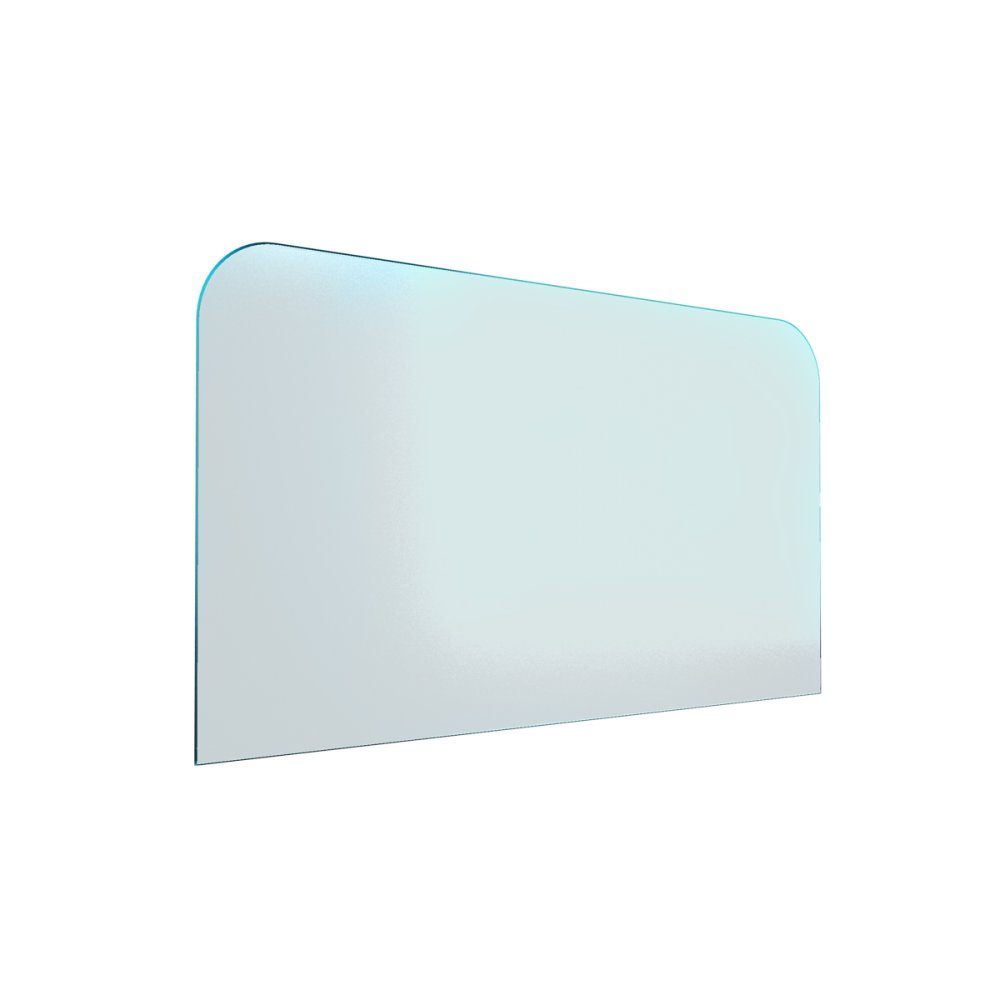 Hs flamingo sklo pod kamna - oblouk 1100x600 mm / 2xr100 / 6 mm