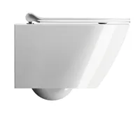 GSI KUBE X závěsná WC mísa, GeniusFlush, 36x50cm, bílá ExtraGlaze (3)