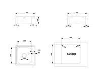 AQUALINE Nerezový vestavný dřez 48x18x48cm (7)