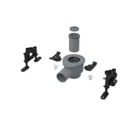 ALCAPLAST Sifon DN50 a sada nastavitelných noh APZ-S12