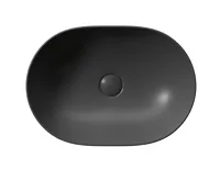 GSI PURA keramické umyvadlo na desku, 50x35cm, černá mat (3)