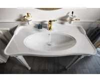 CREAVIT ANTIK keramické umyvadlo 100x50cm, bílá (7)