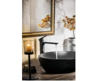 GSI PURA keramické umyvadlo na desku 60x42cm, černá mat (4)