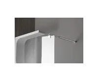 AQUALINE WALK-IN zástěna jednodílná k instalaci na zeď, 800x1900 mm, sklo čiré (1)