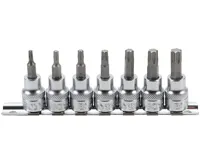BGS Hlavice zástrčné 3/8&quot; Torx T15 - T50, 7 dílů