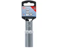 BGS Hlavice nástrčná 1/2" 19 mm, 12ti hranná, prodloužená (2)