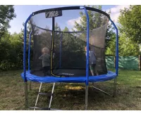 GoodJump 3UPVC modrá trampolína 305 cm s ochrannou sítí + žebřík - Inside - výprodej (24)